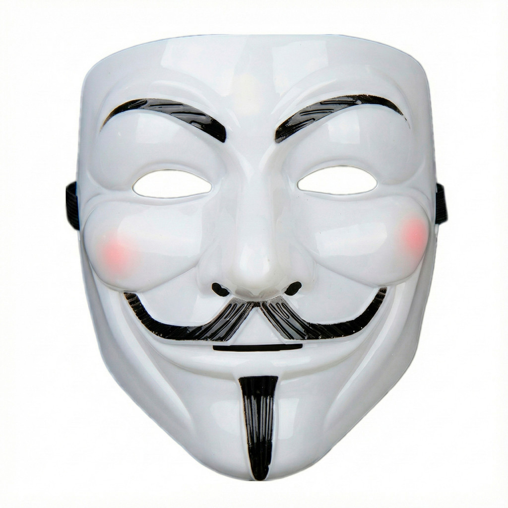 Máscara V De Vingança Acessório Para Fantasia Anônimos Cosplay Careta
