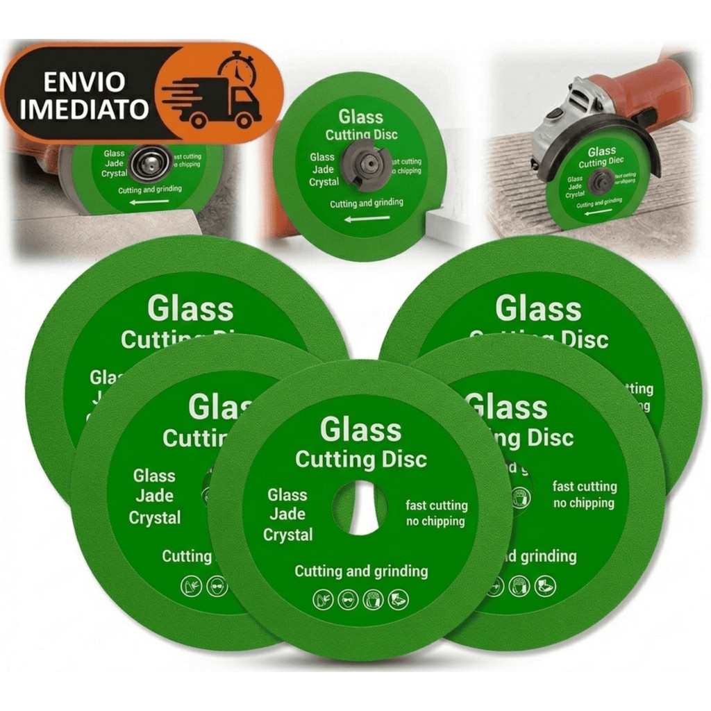 Disco De Corte Com Diamante 6 Em 1 Lâmina De Serra Multifuncional 100mm Para Vidro Cerâmico PVC