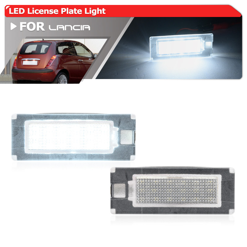 Especificações OE 51701517 Para Lancia Ypsilon 2003 2004 2005 2006 2007 2008 2009 2010 2011 Canbus Led Luz Da Placa De L