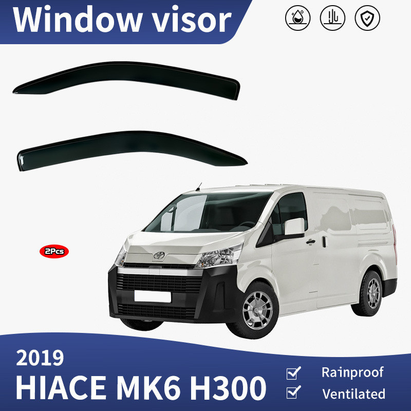 Adequado para Toyota leão marinho chuva engrenagem espelho retrovisor chuva sobrancelha HIACE H200 H300 viseira da janel