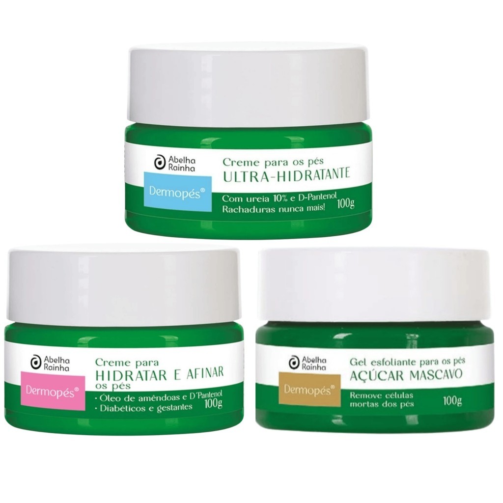 Creme Dermopés Gel Esfoliante, Ultra Hidratante, Hidrata e Afina 100g - Abelha Rainha