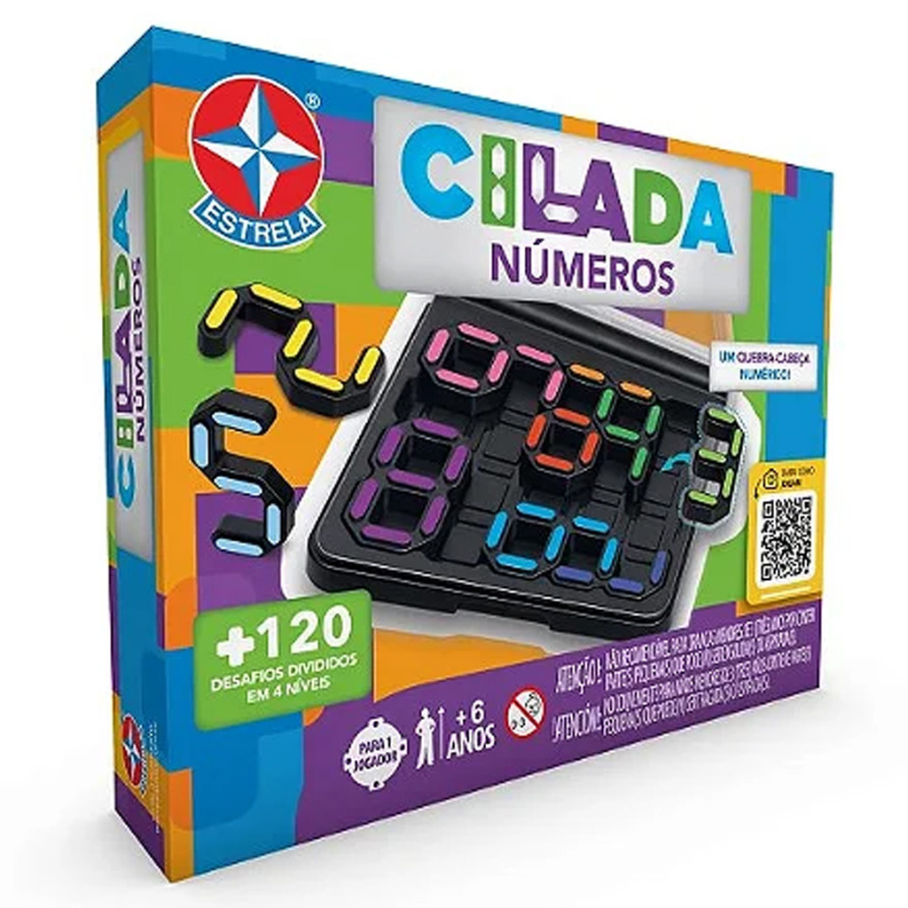 Jogo Cilada Números – Desafie Seu Raciocínio! Brinquedo Infantil