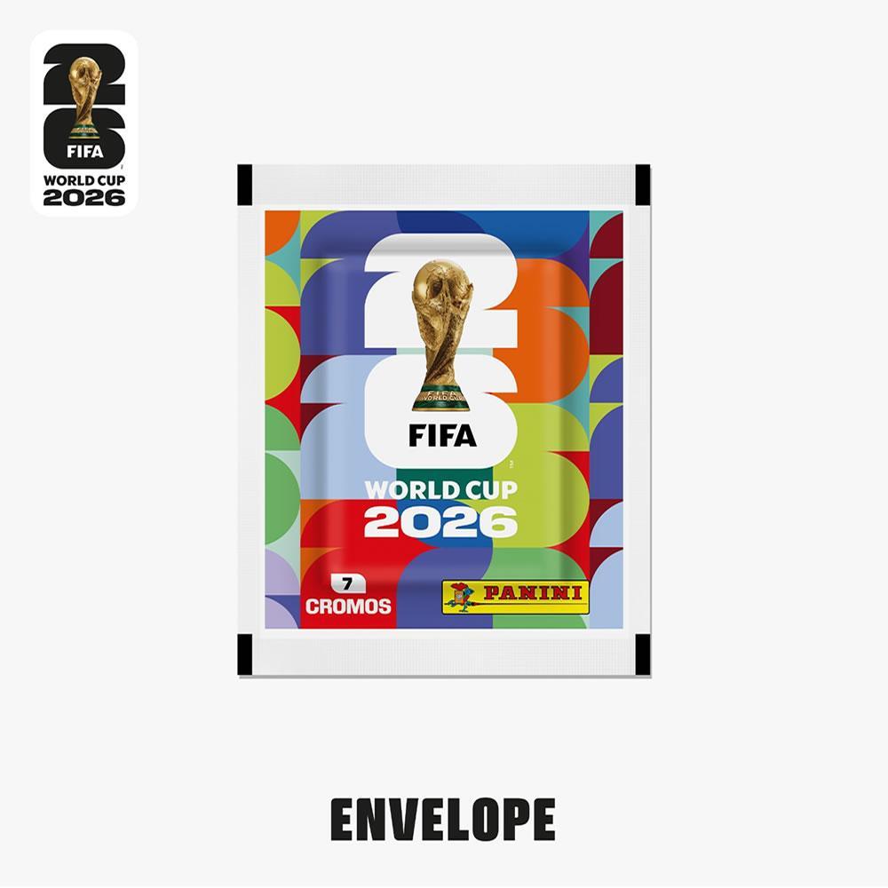 COPA DO MUNDO 2026 - ENVELOPE COM 7 FIGURINHAS