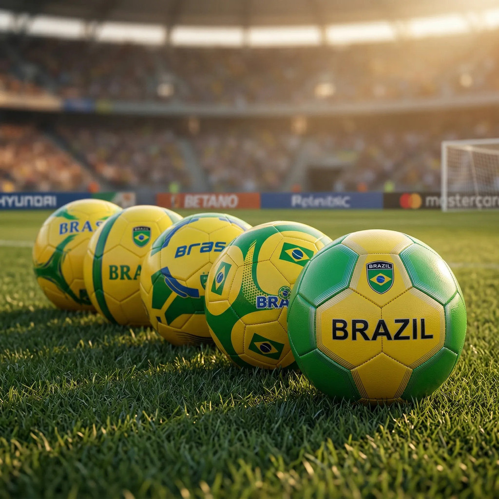Bola De Futebol Da Seleção Brasileira Copa Do Mundo Brasil