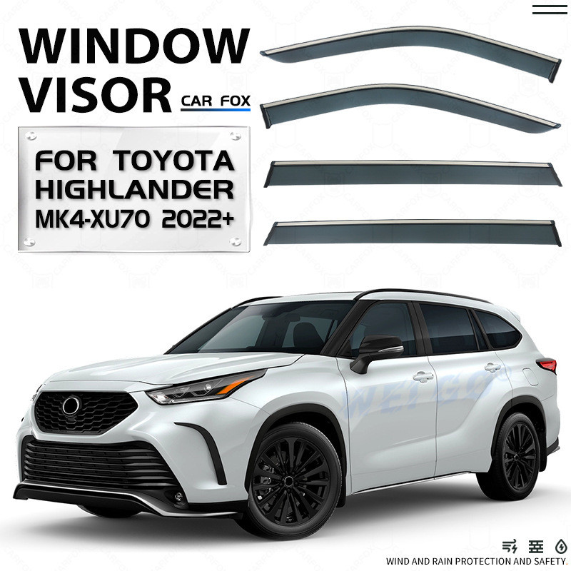 Adequado Para Janela De Carro Toyota HIGHLANDER Viseira De