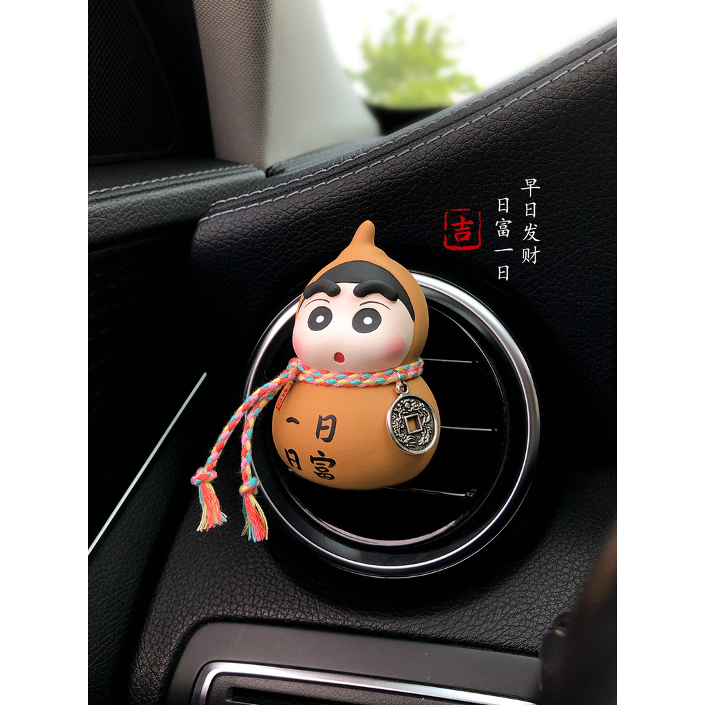 2026 novo estilo carro aromaterapia Perfume saída de ar do carro decoração cabaça acessórios interiores do carro ornamen