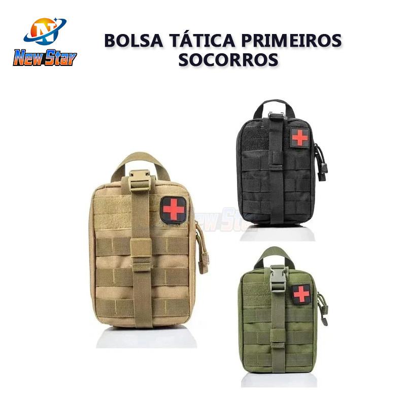 New Star Bolsa Tática Primeiros Socorros Molle Kit Resgate Emergência