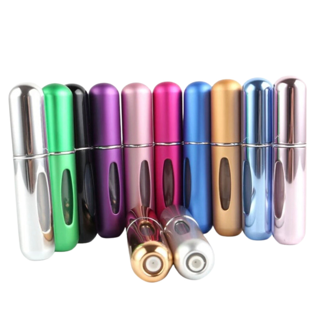 Porta Perfume 5ml Recarregável Cor Aleatória 1 Unidade | Mini Frasco Viagem