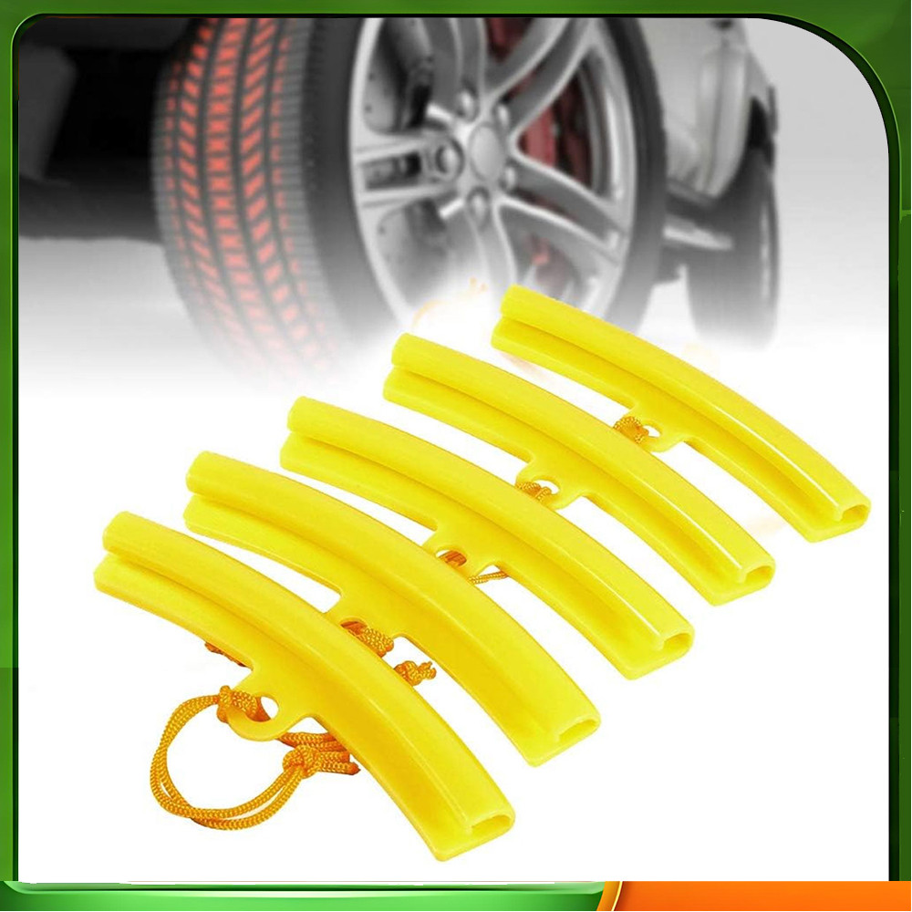 Capa protetora de anel de aço de pneu amarelo 5pcs diâmetro 15cm embalagem de saco OPP