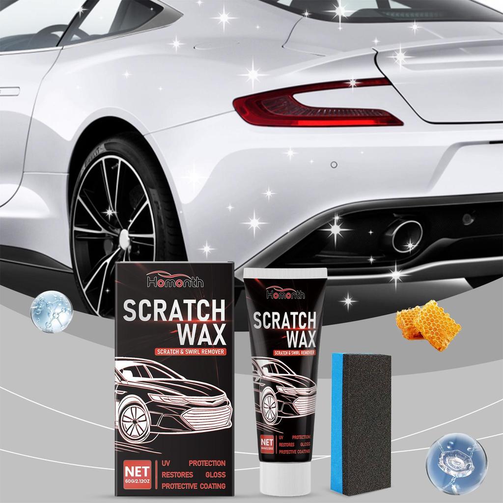 Removedor De Arranhões Para Veículos , Restaurador De Pintura , Kit De Reparo , De Carro E Cera De Polimento Com Esponja