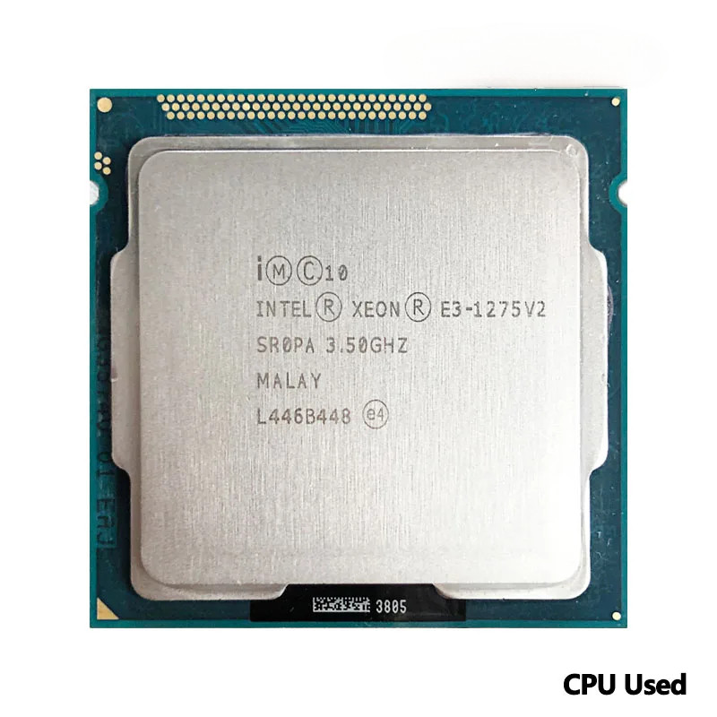 Intel Xeon E3-1275V2 E3 1275 V2 CPU Quad-Core Usada De 3.5 GHz 8M 77W LGA 1155