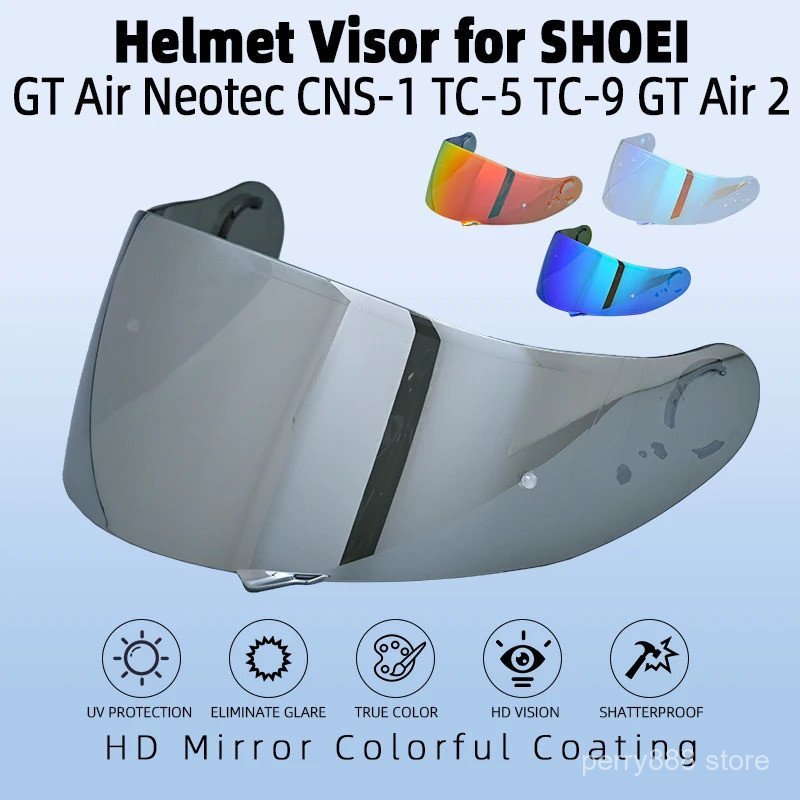 Helmet Visor for SHOEI GT Air Neotec CNS-1 TC-5 TC-9 GT Air 2 Helmet Shield Uv Cut Casco Moto Face Shield Visera Windshi