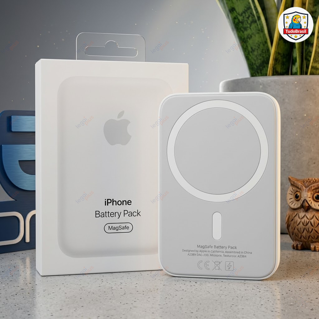 Carregador Portátil Indução iPhone Magsafe Apple Sem fio Bateria Carga 3000mah/5000mah/10000mah