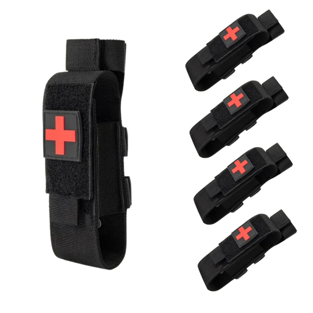 kit 2 a 10 Porta Torniquete Modular Aph Tático Molle Militar Cordura Colete Cinto