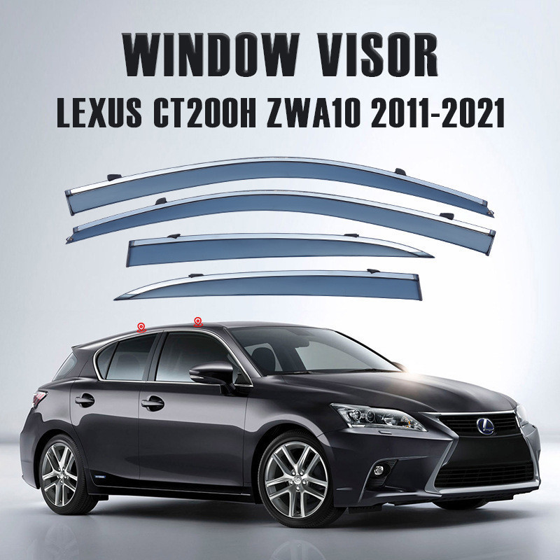 Adequado para lexus CT200H bloco de chuva espelho retrovisor chuva sobrancelha lexus zwah10 viseira da janela pronto est