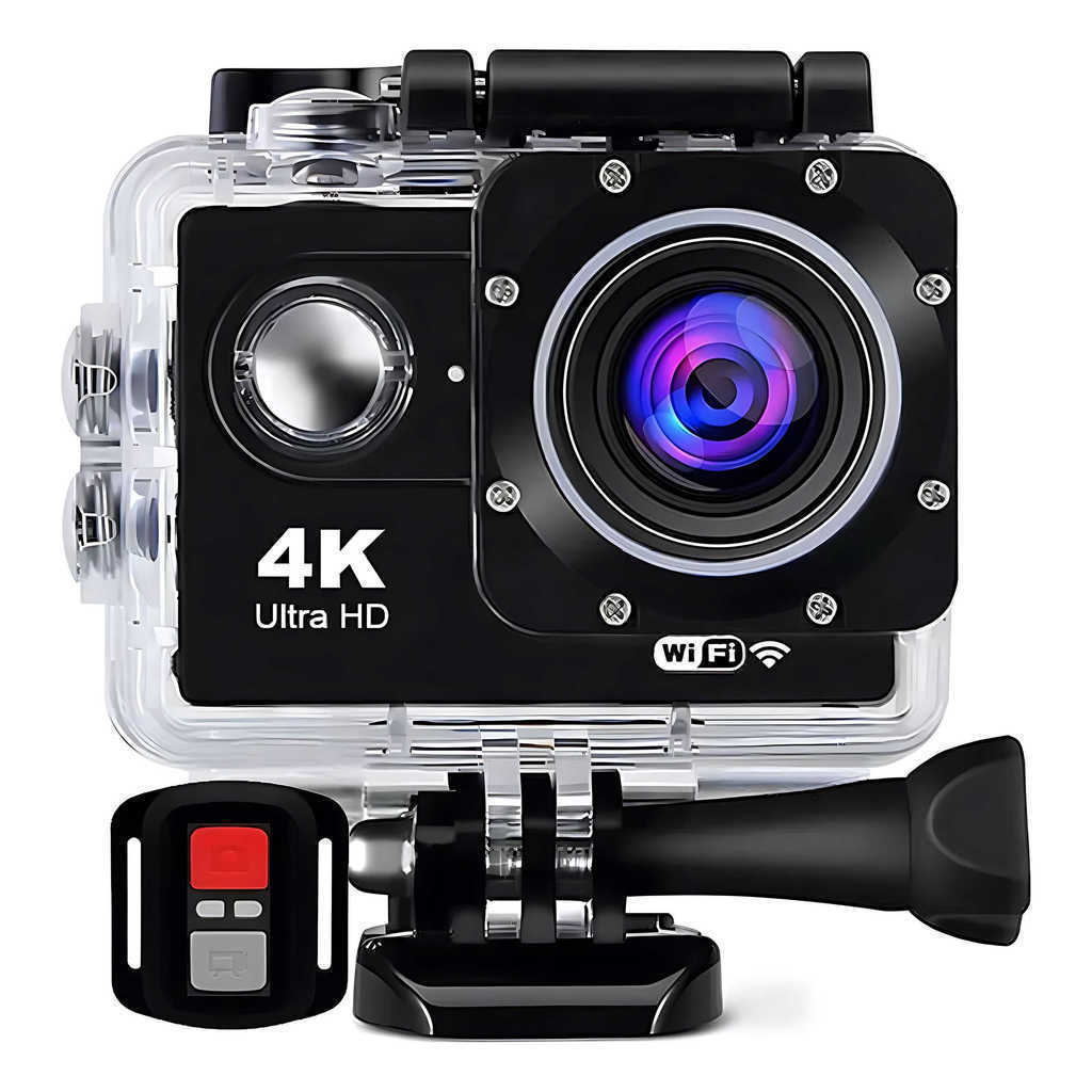 Câmera Esportiva 4K Ultra HD Prova DÁgua WiFi Go Cam para Aventura, Vlogs e Viagens Original com Garantia