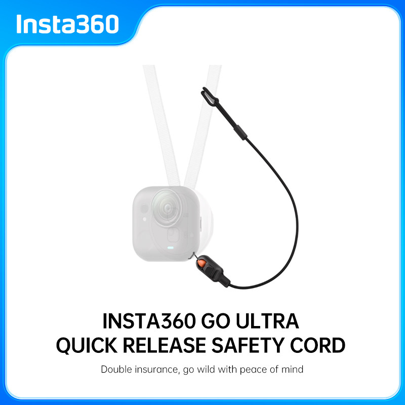Acessórios Originais Para Câmera De Ação Com Cabo De Segurança De Liberação Ultra Rápida Insta360 GO