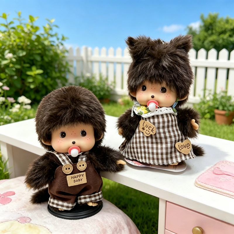 Bonito Saco De Boneca De Pelúcia Pingente Crianças Brinquedo Macio Decoração De Aniversário Chaveiro