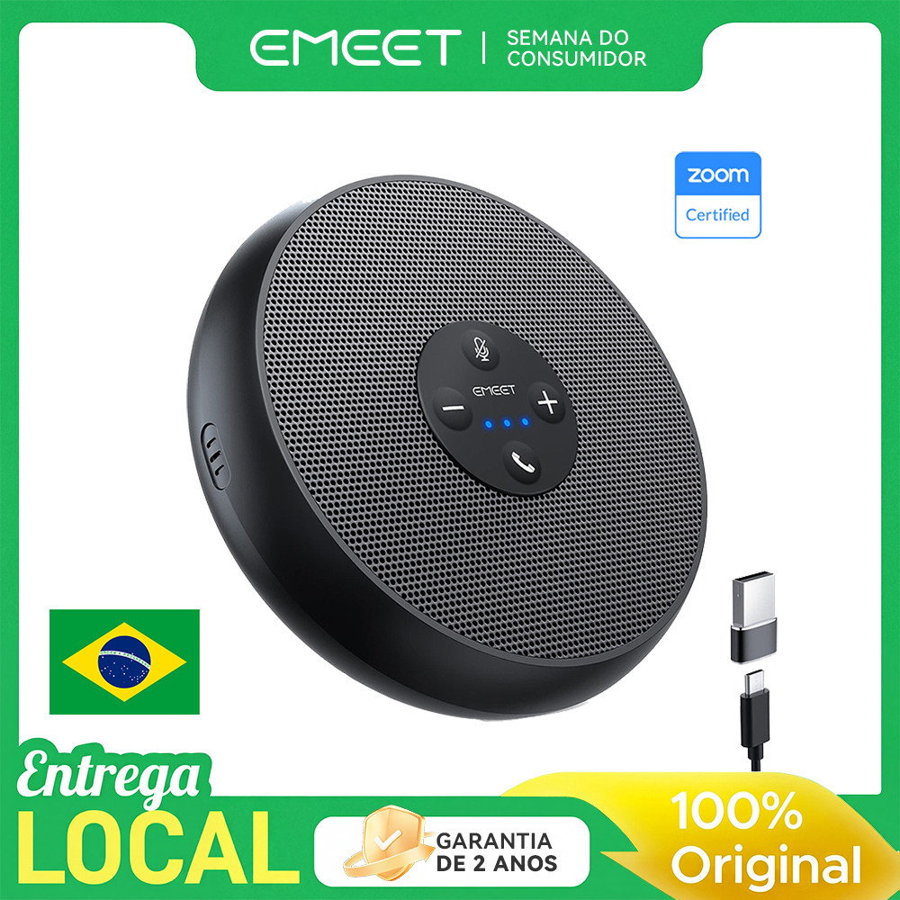 EMEET M1A Microfone De Conferência De Mesa Usb Cancelamento Ruido
