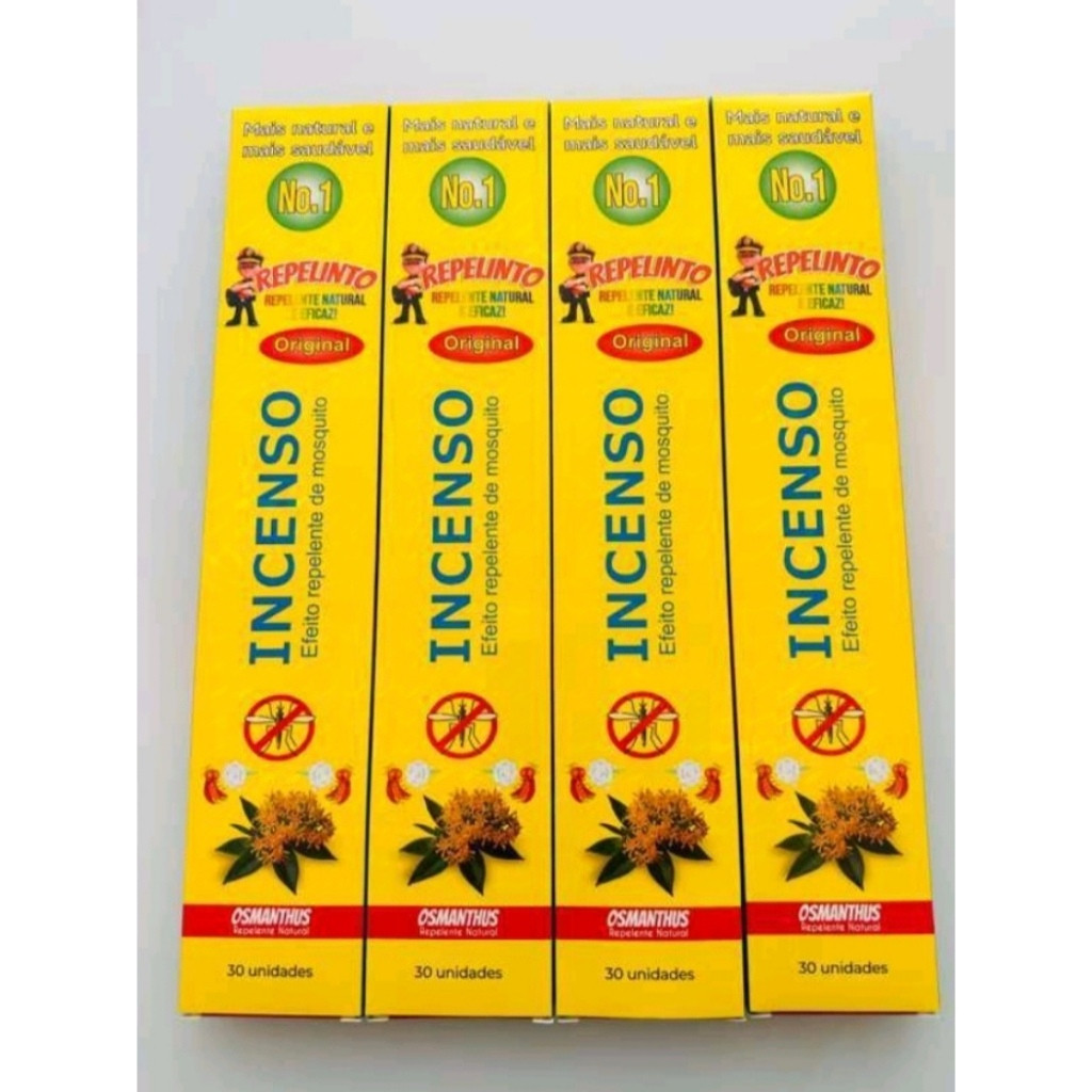 30pcs  Palitos Incenso Repelente mata/kit com 3 caixas Fragrância Osmanthus