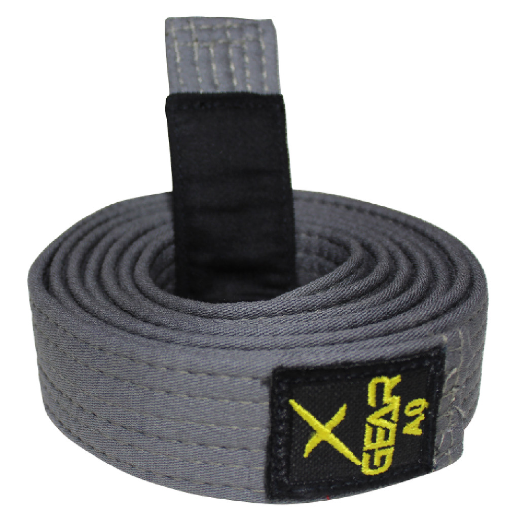 Faixa Cinza Jiu Jitsu (com ponta preta) - XGear