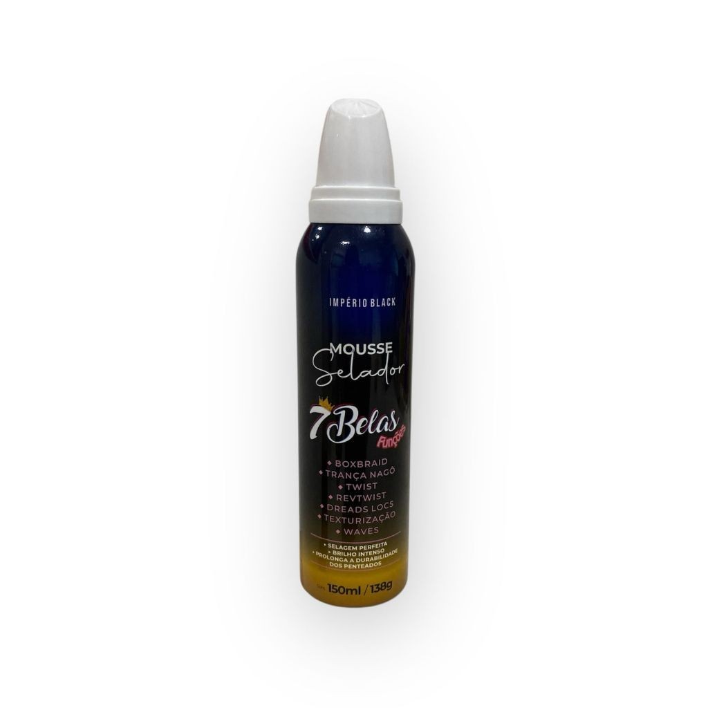 Mousse Selador 7 Belas – Tratamento Finalizador com Efeito Profissional