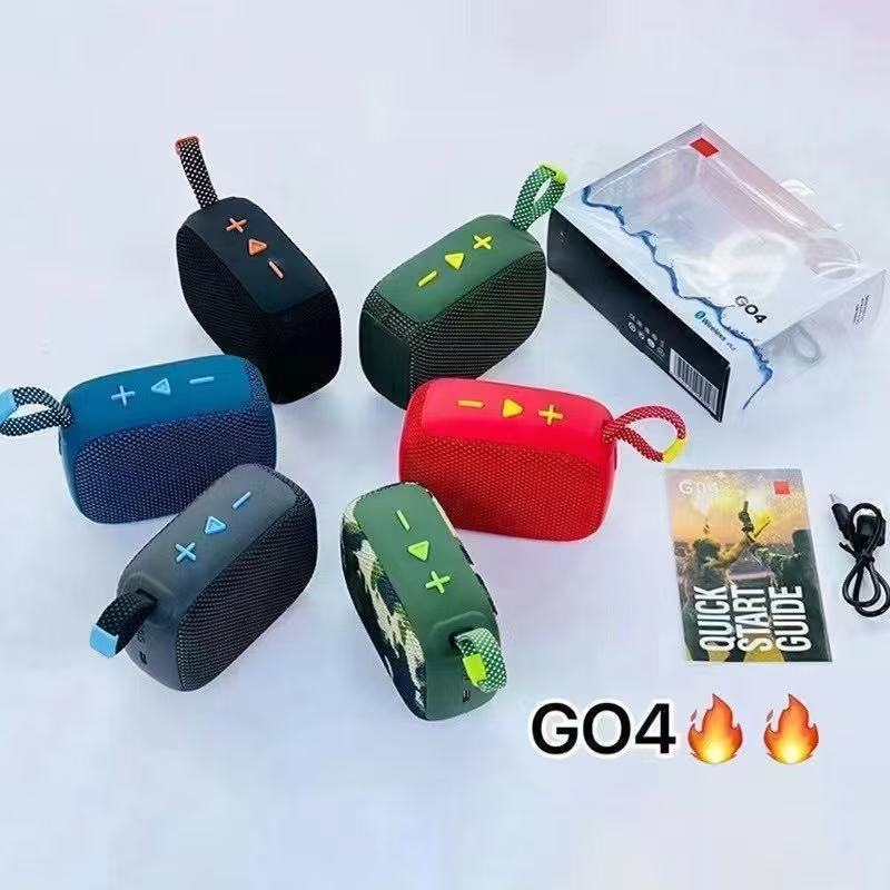 Caixa Acústica Bluetooth Portátil GO4 Pro/GO3, Água- Resistente com Bateria para Atividades esportivas-LC