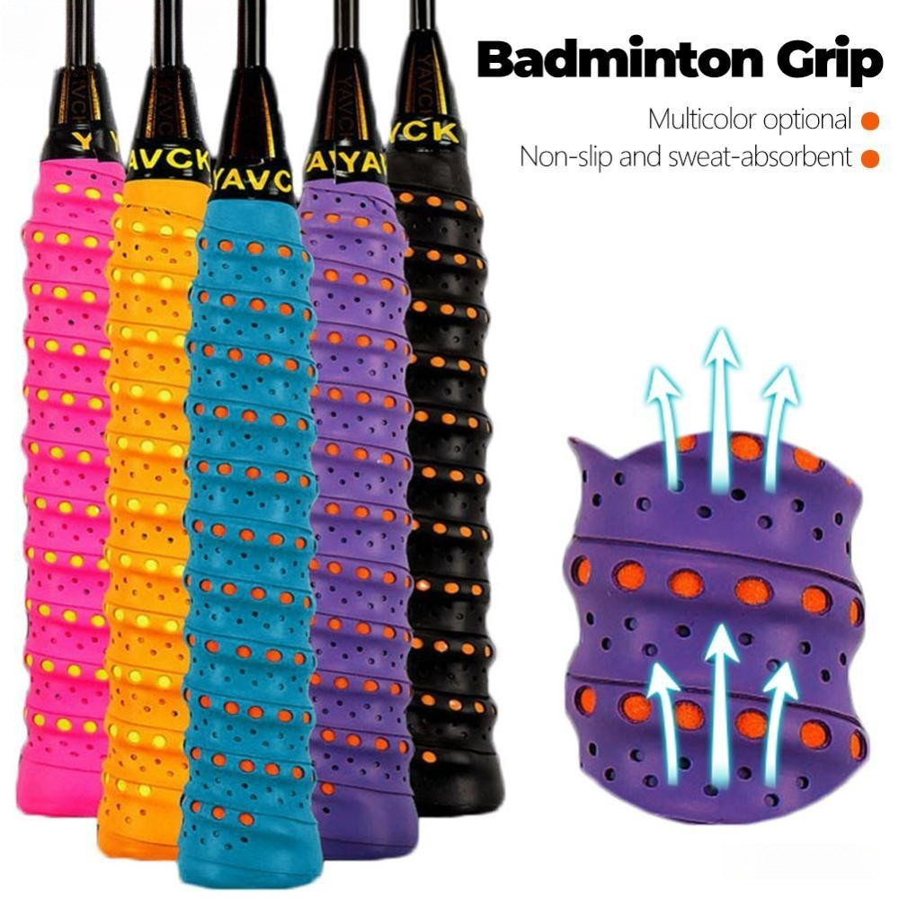Fita Antiderrapante Badminton Aperto Tênis Overgrip Esportiva Para Vara De Pesca Squash Padel Raquete C3Z6 GZXE