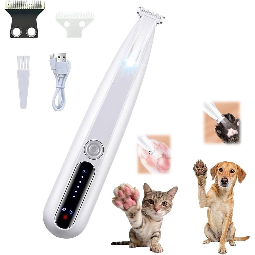Ferramenta para Remoção de Pelos de Animais de Estimação, Cortador de Unhas Silencioso para Cães ou Gatos, Aparador de P