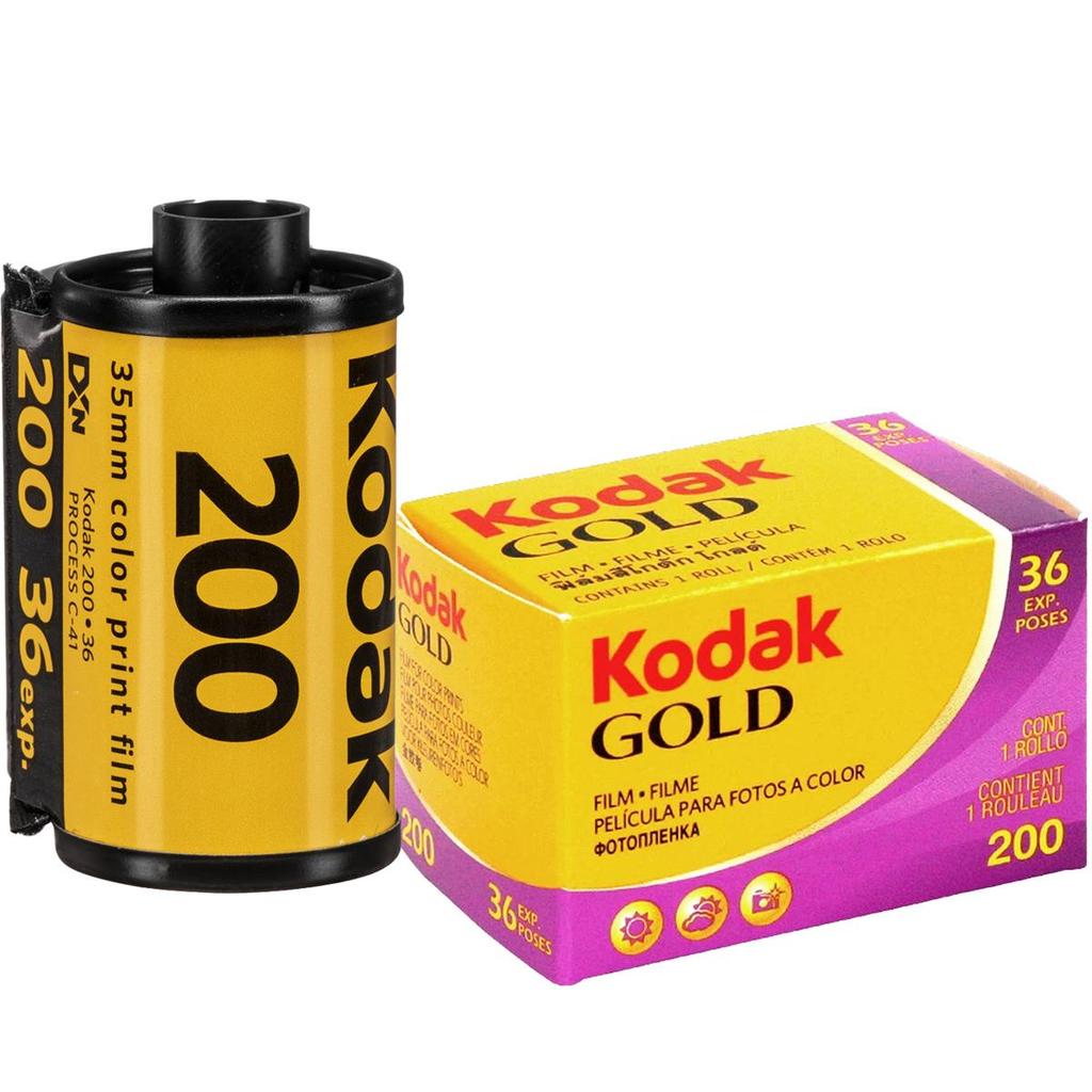 Filme Fotográfico 35mm Colorido 36 Poses Iso 200 Kodak Gold