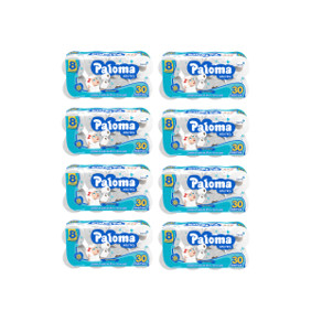 PAPEL HIGIENICO PALOMA FOLHA SIMPLES NEUTRO 64 ROLOS