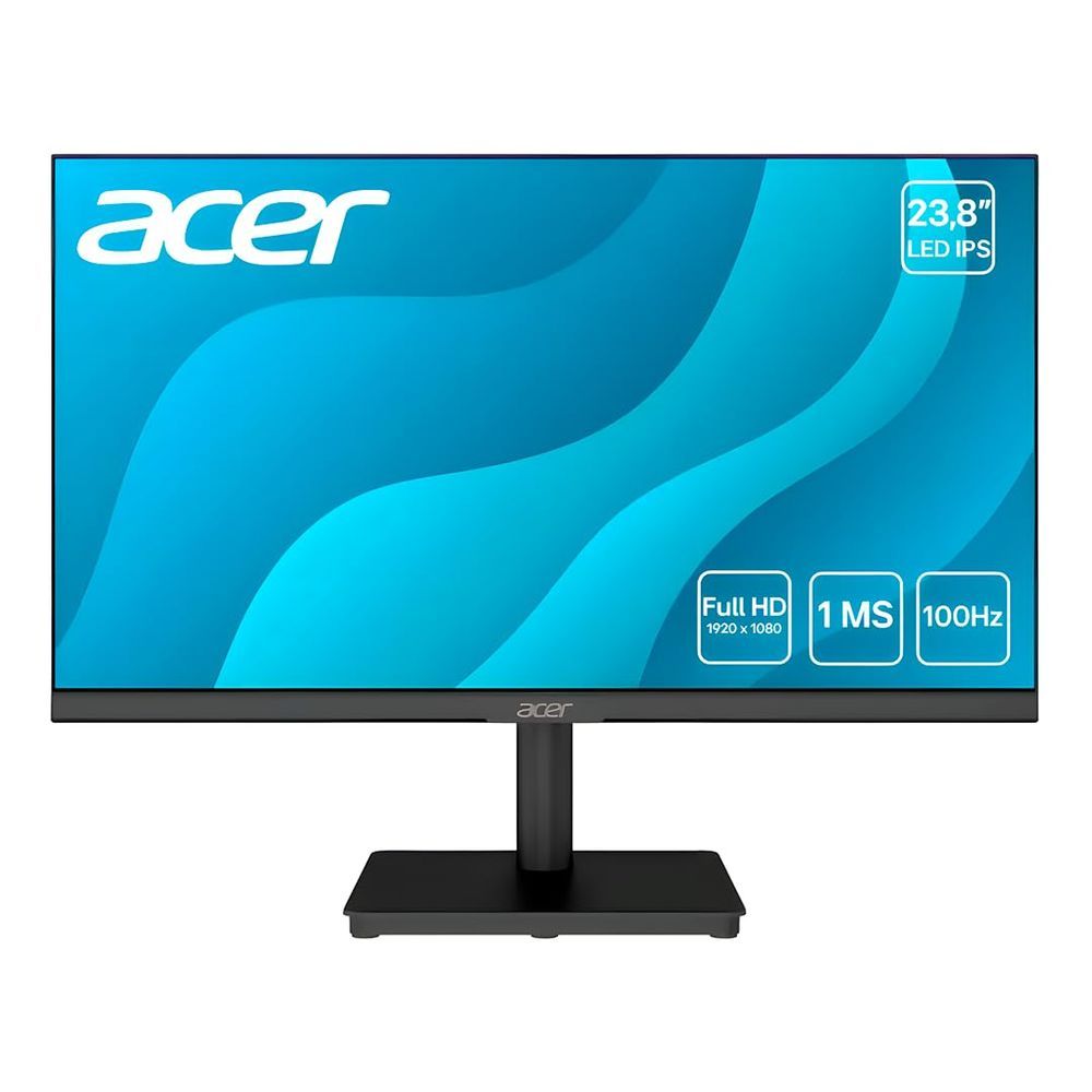 Monitor Gamer Acer LED IPS 23,8" Full HD HDMI VGA MK241Y  - Preto - Bivolt