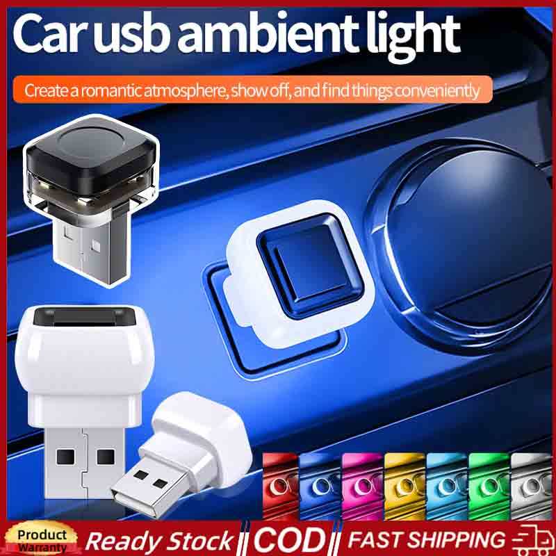 4 Pçs Universal Mini Luz USB LED Modelagem Ambiente Do Carro Néon Interior Jóias Atmosfera Acessórios Da Lâmpada