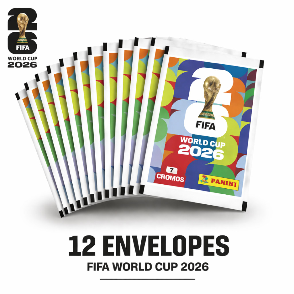 KIT ENVELOPE FIGURINHAS COPA DO MUNDO 2026 - 12 ENVELOPES