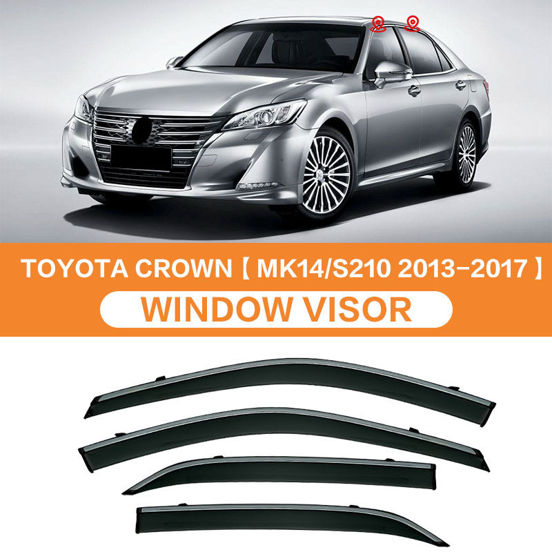 Adequado para Toyota coroa chuva guarda espelho retrovisor chuva sobrancelha janela lateral defletor coroawindowvisor