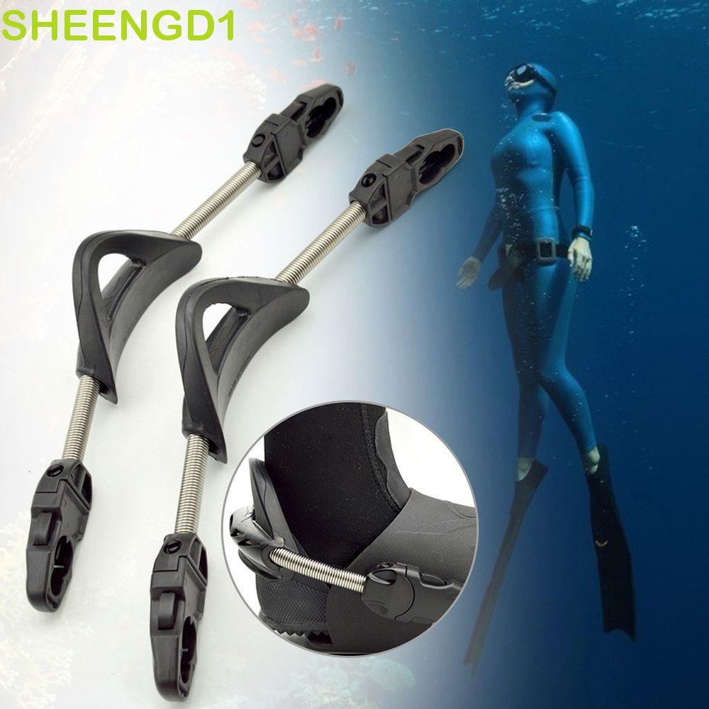 SHEENGD1 Correias De Substituição De Mola Barbatanas Cadarços Dving Flippers Barbatana De Aço Inoxidável
