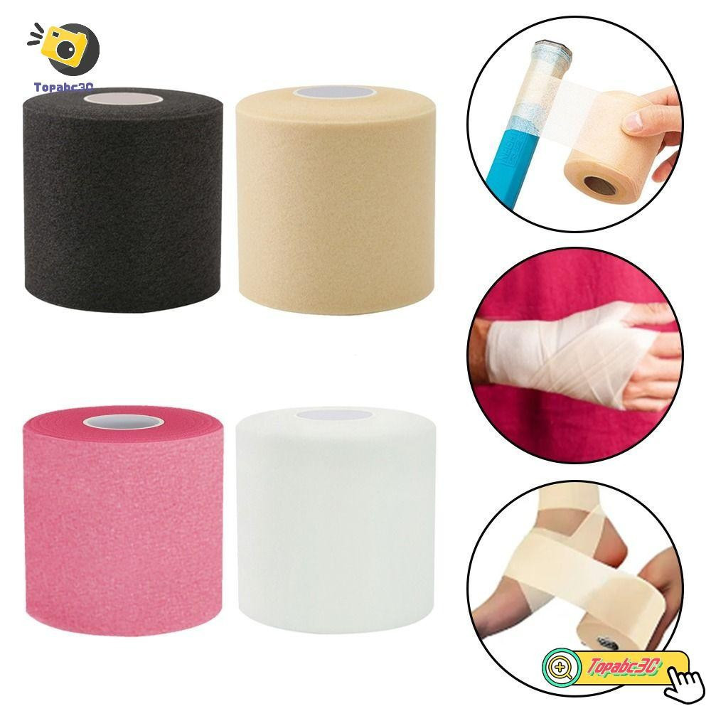 TOPABCC 1/2 Peças Overgrip Para Raquete De Badminton , Bandagem De Espuma Elástica Com Absorção De Choque , Membrana De