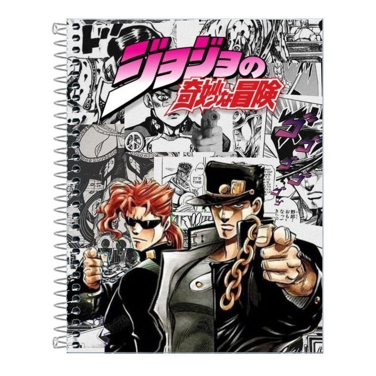 Caderno   Jojos Bizarre  10 Matérias 160 Folhas