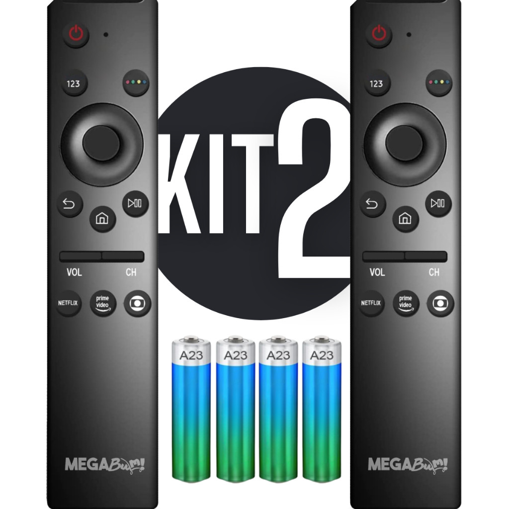 Controle Remoto Tv Samsung Smart 4K Led Universal Botão Aplicativos Netflix,. Prime Video e GloboPlay..<><>