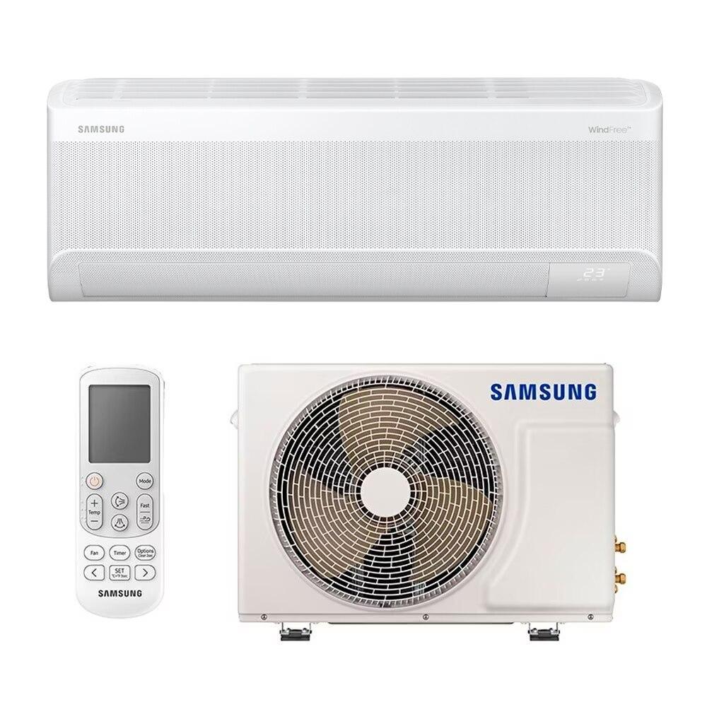Ar-Condicionado Split Inverter 9000 BTUs 220V Samsung WindFree AI Wi-Fi High Wall Só Frio AR09DYFAAWKNAZ/AR09DYFAAWKXAZ