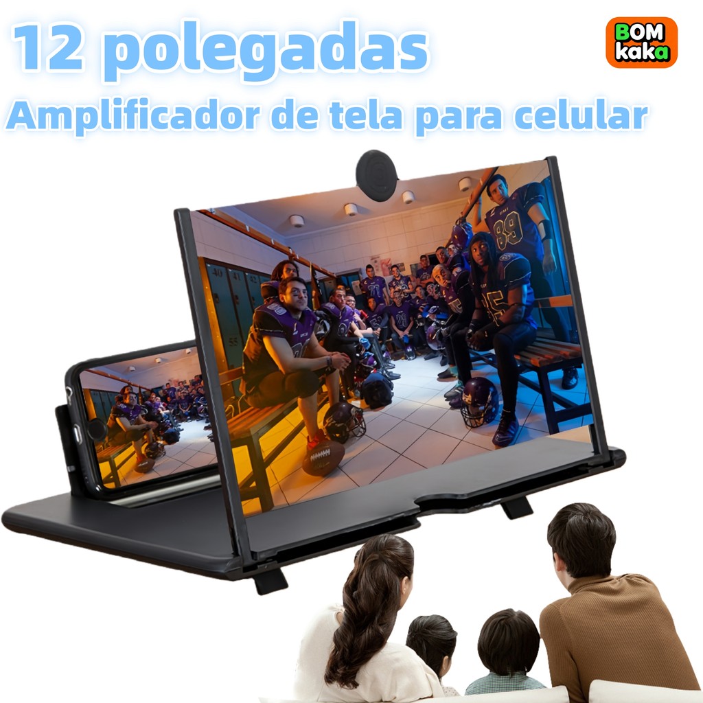 Ampliadora Lente De Aumento Tela 3d Suporte Tablet Zoom Celular