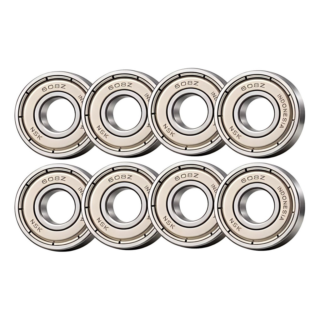 Kit Rolamentos 608ZZ ABEC Semi Profissional – Skate, Patins, Longboard e Patinete Alto Performance Alta Qualidade