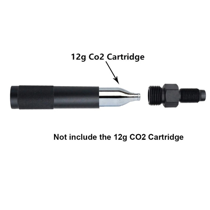 Adaptador Cilindro Cartuchos Li * 12g Troca Rápida CO2 Substituição Duradouro