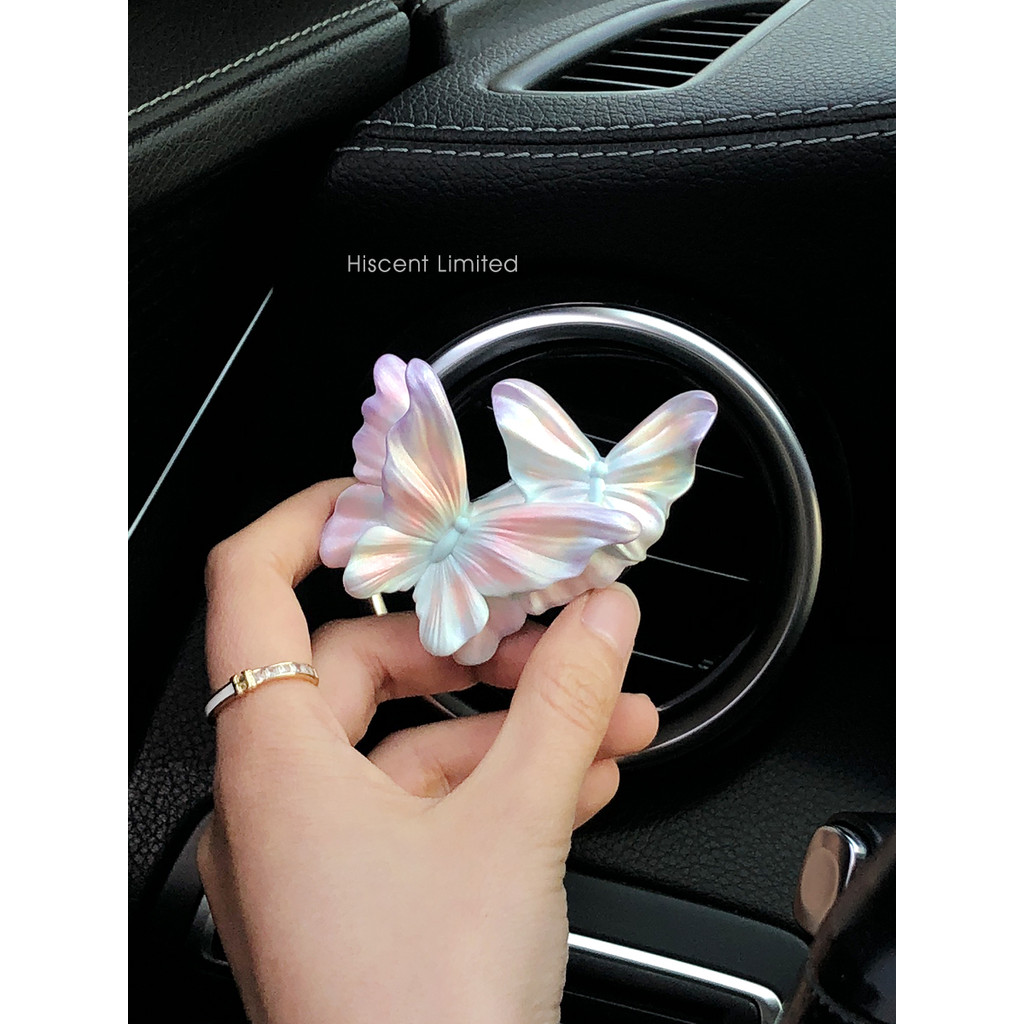 Deusa estilo borboleta carro aromaterapia Perfume saída de ar do carro decoração High-End difusor pedra ornamentos acess
