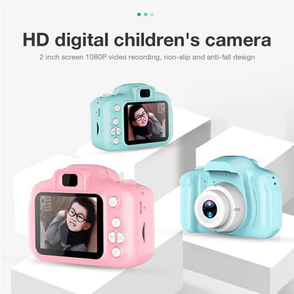 Câmera X2 HD Estudante Infantil Mini Digital Portátil Festival Gravação De Presente Vídeo Leo Store BR