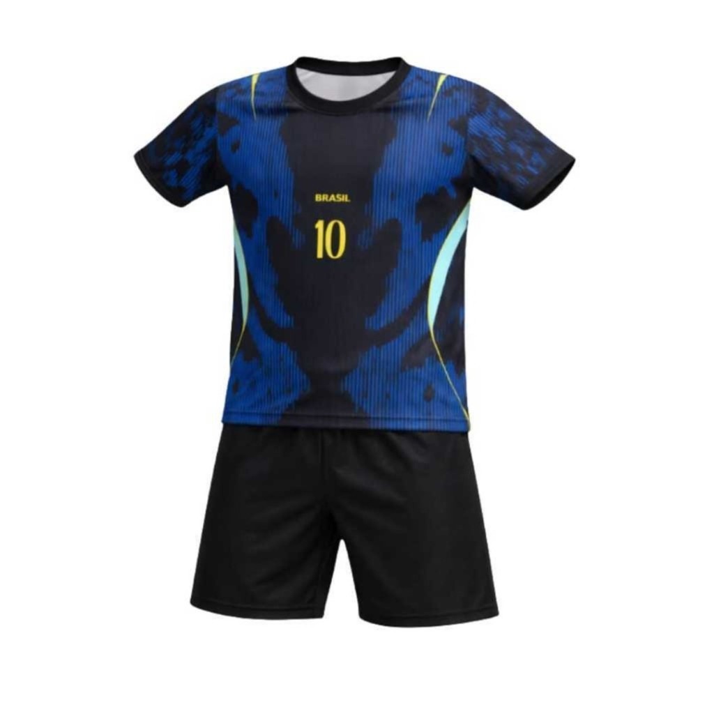 Conjuntos de Futebol Infantil e Juvenil do Brasil Copa 2026 lançamento cor nova