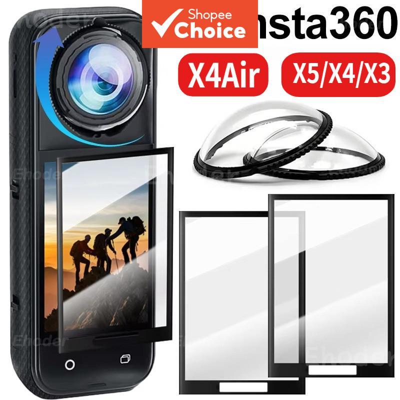 Para Insta360 X5 Premium Lente Guarda PC Protetor Removível Capa Acessório Da Câmera De Ação