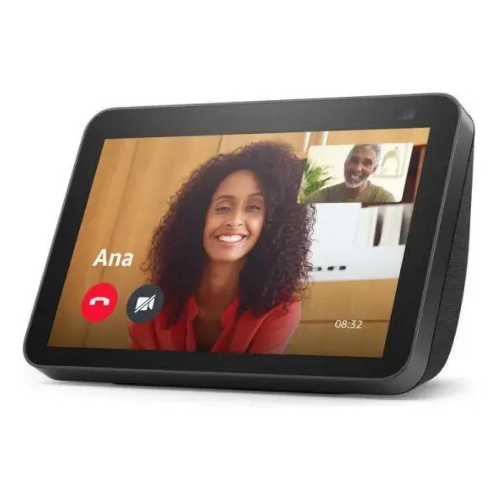 Echo Show 8 Preta 2 Geração, Versão 2021: Smart Display H
