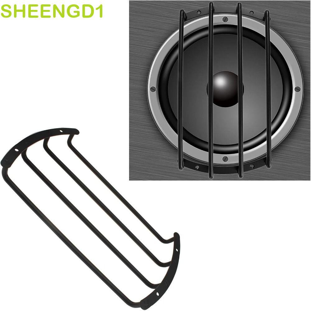 Tampa Do Alto-Falante Carro SHEENGD1 , Fácil De Instalar , Grade De Subwoofer De Metal De 4 Barras , Resistente À Ferrug