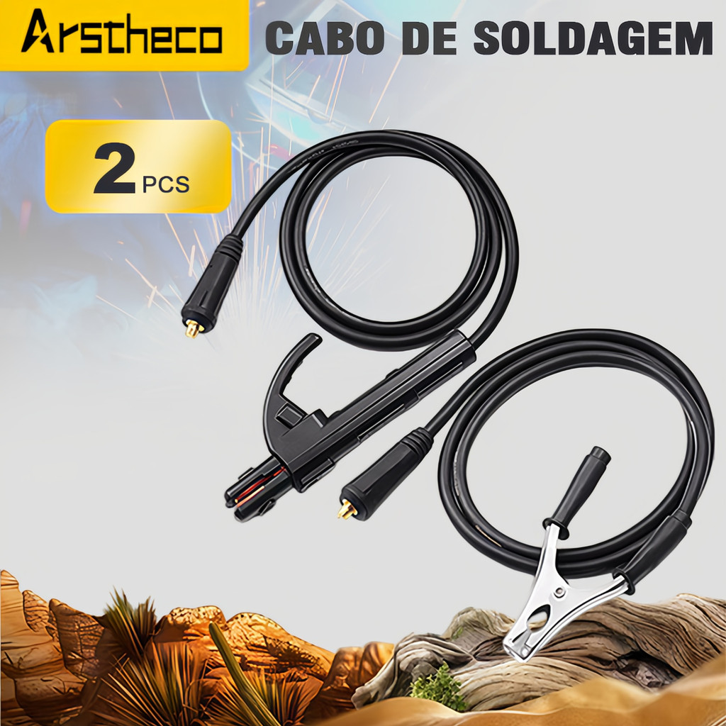 Conjunto De Cabos Para Máquina De Solda 9mm 200a